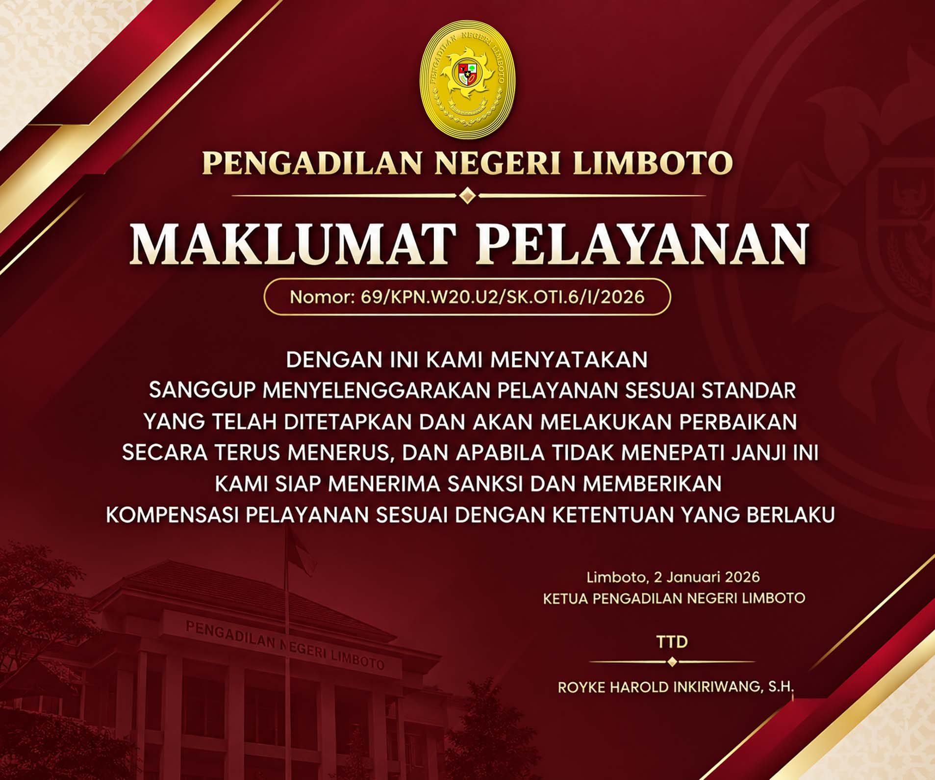 Maklumat Pelayanan